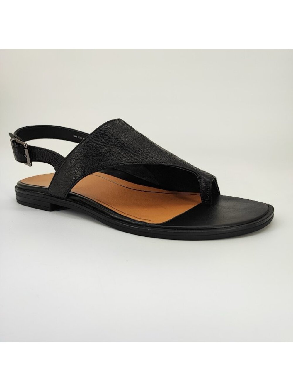 Vionic Ella Women's Size 8 Sandals Leather Black Orthotic Shoes